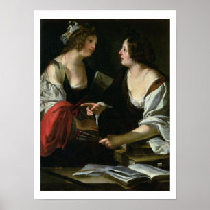 Allegory of Painting and Architecture, c.1620 (aar Poster