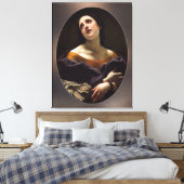 Allegory of Patience van Carlo Dolci Canvas Afdruk (Insitu (Slaapkamer))