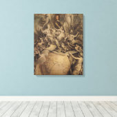 Allegory of Philippe II Duke of Orleans, 1718 Canvas Afdruk (Insitu (Houten vloer))