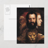 Allegory of Prudence Briefkaart (Voorkant / Achterkant)