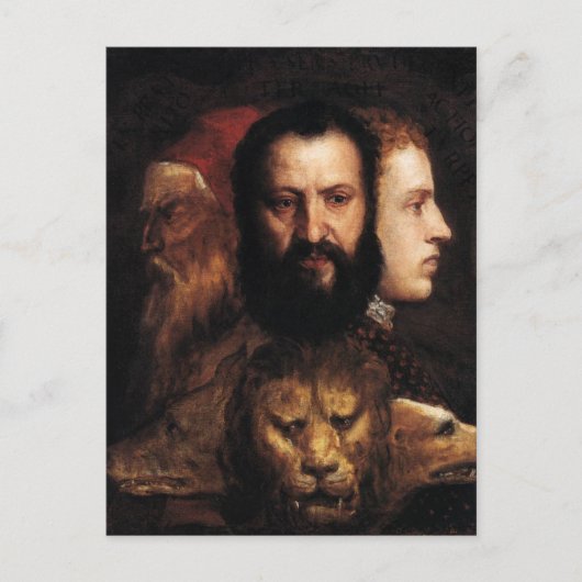 Allegory of Prudence Briefkaart (Voorkant)