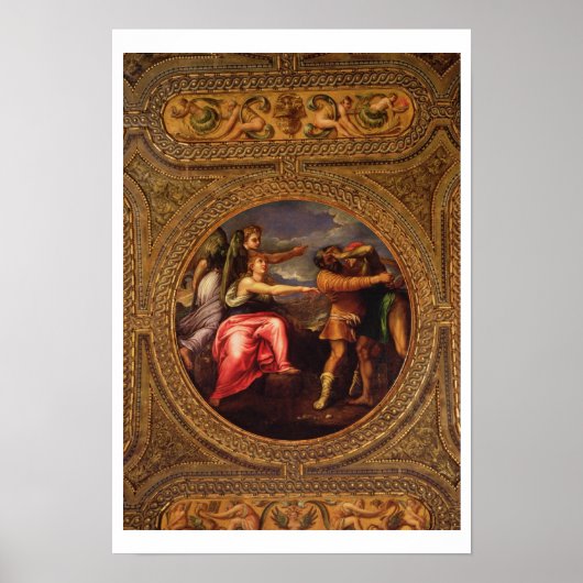 Allegory of Speed, Toil and Exercise, van het cei Poster (Voorkant)