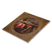 Allegory of Speed, Toil and Exercise, van het cei Tegeltje (Zijkant)