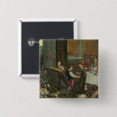 Allegory of Taste Vierkante Button 5,1 Cm (Voorkant /achterkant)