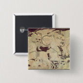 Allegory of the Battle of Austerlitz Vierkante Button 5,1 Cm (Voorkant /achterkant)