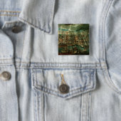 Allegory of the Battle of Lepanto Vierkante Button 5,1 Cm (In situ)