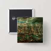 Allegory of the Battle of Lepanto Vierkante Button 5,1 Cm (Voorkant /achterkant)