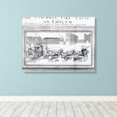 Allegory of the Dangers of Low Church Canvas Afdruk (Insitu (Houten vloer))