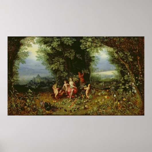 Allegory of the Earth Poster (Voorkant)