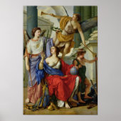 Allegory of the Regency of Anne of Austria 1648 Poster (Voorkant)