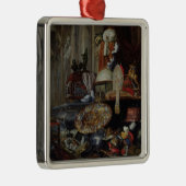 Allegory of the Vanities of the World, 1663 Metalen Ornament (Rechts)