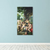 Allegory of the Vices, 1529-30 Canvas Afdruk (Insitu (Houten vloer))