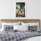 Allegory of the Vices, 1529-30 Canvas Afdruk (Insitu (Slaapkamer))