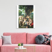 Allegory of the Vices, 1529-30 Canvas Afdruk (Insitu (Woonkamer))