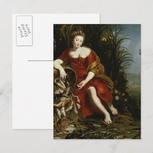 Allegory of Water Briefkaart (Voorkant / Achterkant)