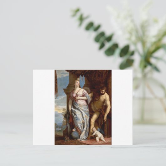 Allegory of Wisdom and Sterth van Paolo Veronese Briefkaart (Staand voorkant)