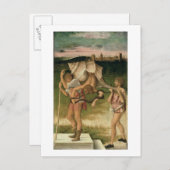 Allegory of Wisdom (olie op het paneel) Briefkaart (Voorkant / Achterkant)