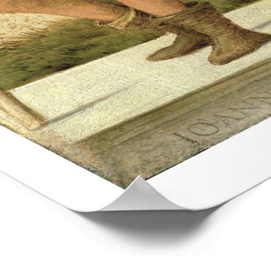 Allegory of Wisdom (olie op het paneel) Poster (Hoek)