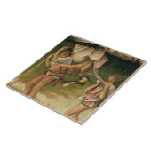 Allegory of Wisdom (olie op het paneel) Tegeltje (Zijkant)