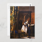 Allegory over geloof door Johannes Vermeer Briefkaart (Voorkant / Achterkant)