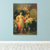 Allegory van de stad Madrid, 1810 Canvas Afdruk (Insitu (Houten vloer))
