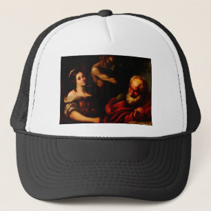 Allegory van de wiskunde door Bernardo Strozzi Trucker Pet