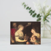 Allegory van het gehuwde leven briefkaart (Staand voorkant)