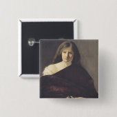 Allegory van Syllogisme Vierkante Button 5,1 Cm (Voorkant /achterkant)