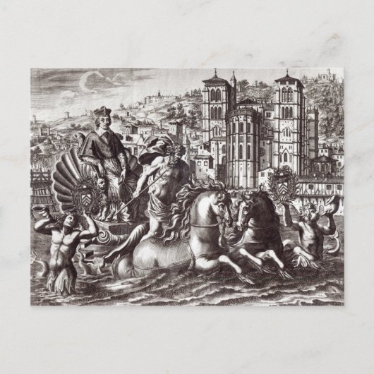 Allegory's viering briefkaart (Voorkant)