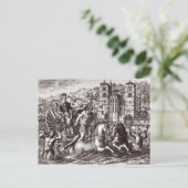 Allegory's viering briefkaart (Staand voorkant)