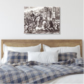 Allegory's viering canvas afdruk (Insitu (Slaapkamer))