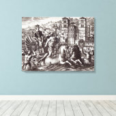 Allegory's viering canvas afdruk (Insitu (Houten vloer))