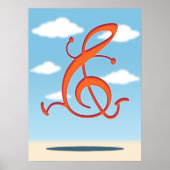 Allegro Clef Poster (Voorkant)