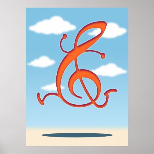 Allegro Clef Poster (Voorkant)