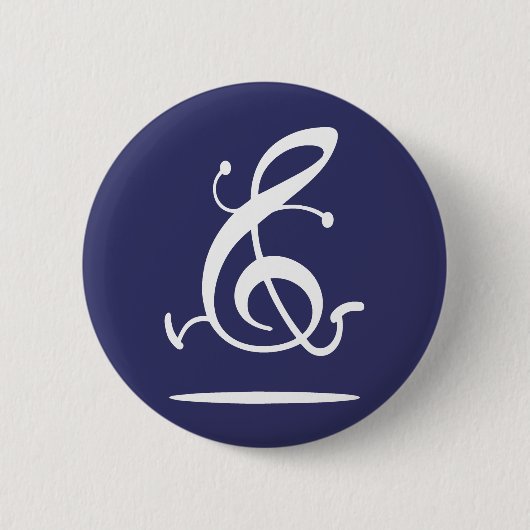 Allegro Clef Ronde Button 5,7 Cm (Voorkant)