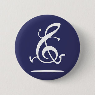 Allegro Clef Ronde Button 5,7 Cm