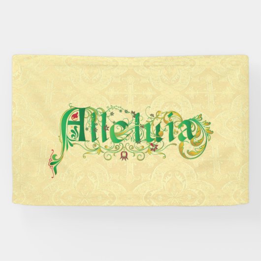 Alleluia Banner (Horizontaal)