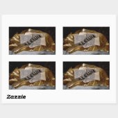 Alleluia (Bijbel en asfalt) Rechthoekige Sticker (Vel)