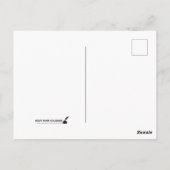 Alleluia Boodschap van Pasen Joy Gold en Royal Blu Briefkaart (Achterkant)