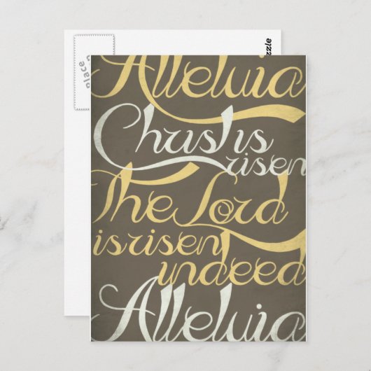 Alleluia! Briefkaart (Voorkant / Achterkant)