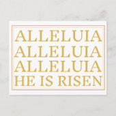 Alleluia Catholic Easter Greeting Briefkaart (Voorkant)