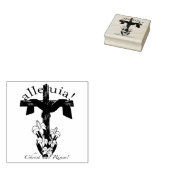 Alleluia Christus is verrezen Rubberstempel (Gestempeld)