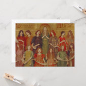 Alleluia (door Thomas Cooper Gotch) Kaart (Voorkant / Achterkant in situ)