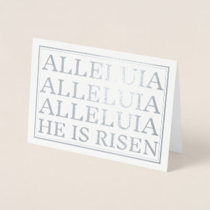 Alleluia Katholieke Paasgroet Folie Kaart