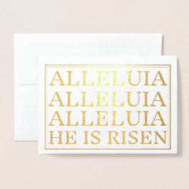 Alleluia Katholieke Paasgroet Folie Kaarten