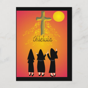 "Alleluia" katholieke religieuze cadeaus Briefkaart