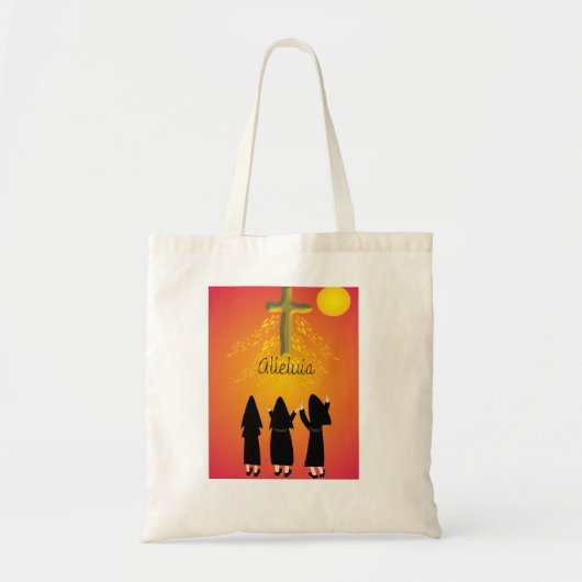 "Alleluia" katholieke religieuze cadeaus Tote Bag (Voorkant)