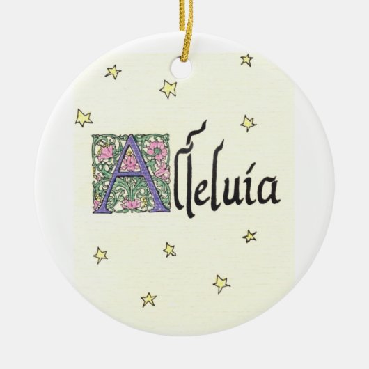 Alleluia Ornament (Voorkant)