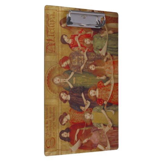 Alleluia (van Thomas Cooper Gotch) Klembord (Rechts)