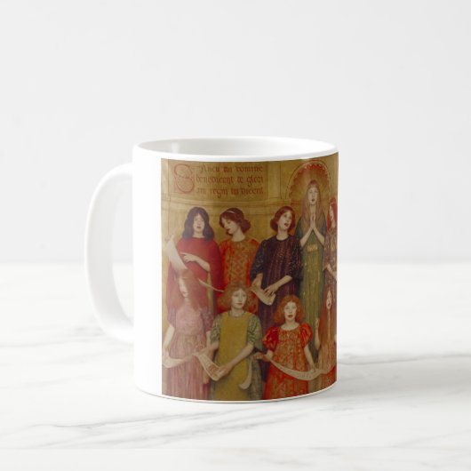 Alleluia (van Thomas Cooper Gotch) Koffiemok (Voorkant links)